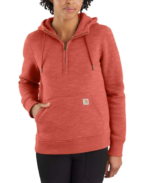 Carhartt Women s Clarksburg Half Zip Hooded Sweatshirt Whistle Workwear